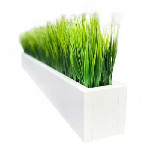 Искусственная зелень в кашпо из Лдсп 50*9*10 см